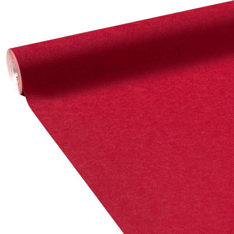 Papier peint intissé NEW INFINITY coloris rouge coquelicot