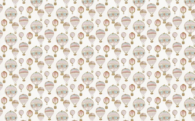 Papier peint BALLOON coloris blanc