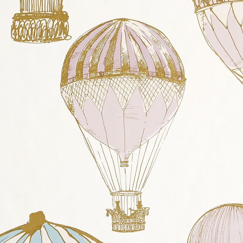 Papier peint BALLOON coloris blanc