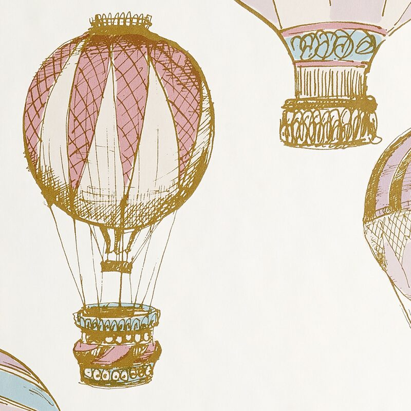 Papier peint BALLOON coloris blanc
