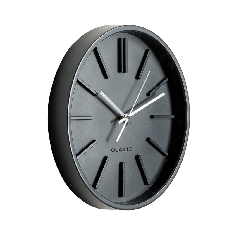 Horloge en plastique ALAN coloris noir