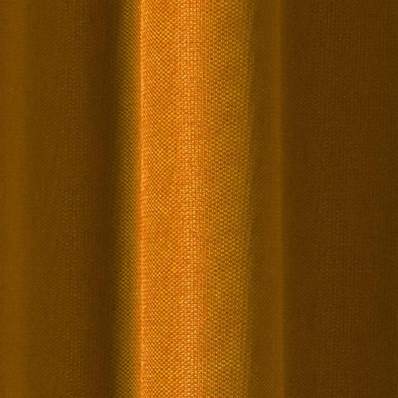 Rideau CALYPSO coloris jaune moutarde 140 x 240 cm
