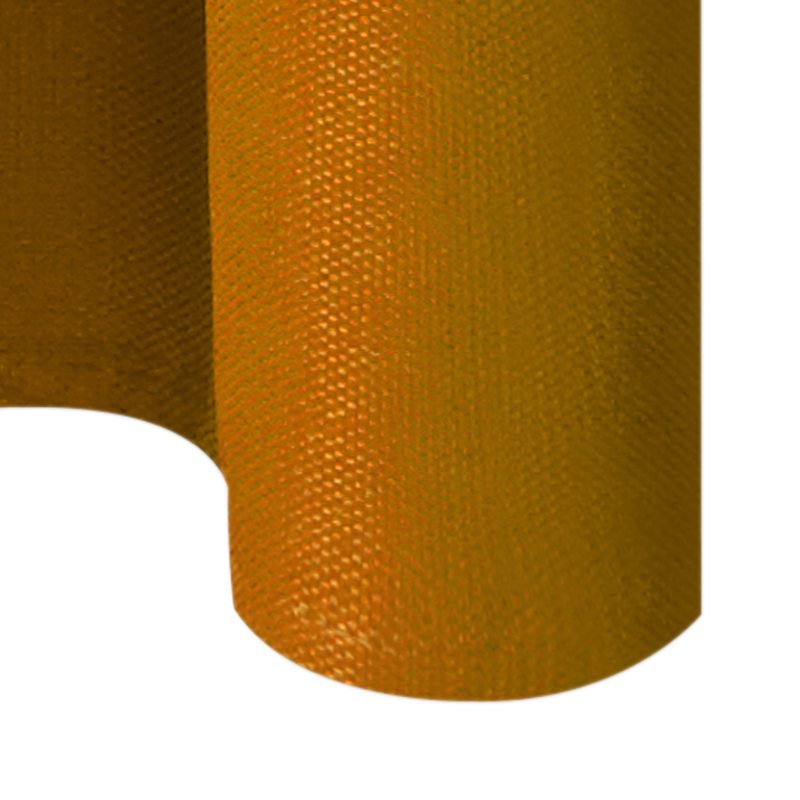 Rideau CALYPSO coloris jaune moutarde 140 x 240 cm
