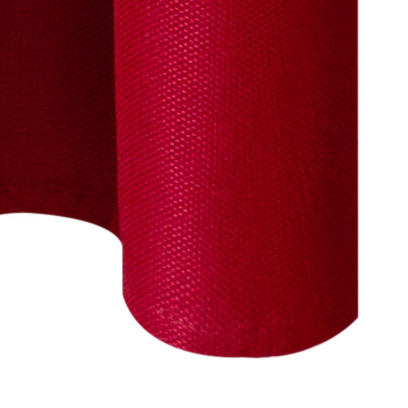 Rideau CALYPSO coloris rouge carmin 140 x 240 cm