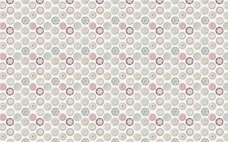 Papier peint intissé JEANNE coloris blanc