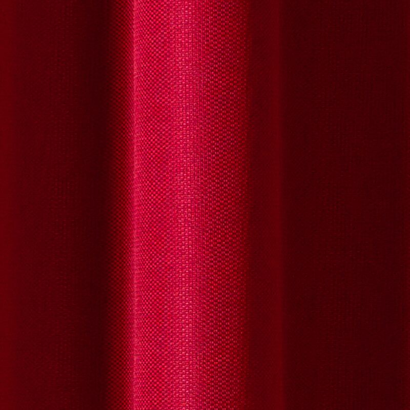 Rideau CALYPSO coloris rouge carmin 140 x 240 cm