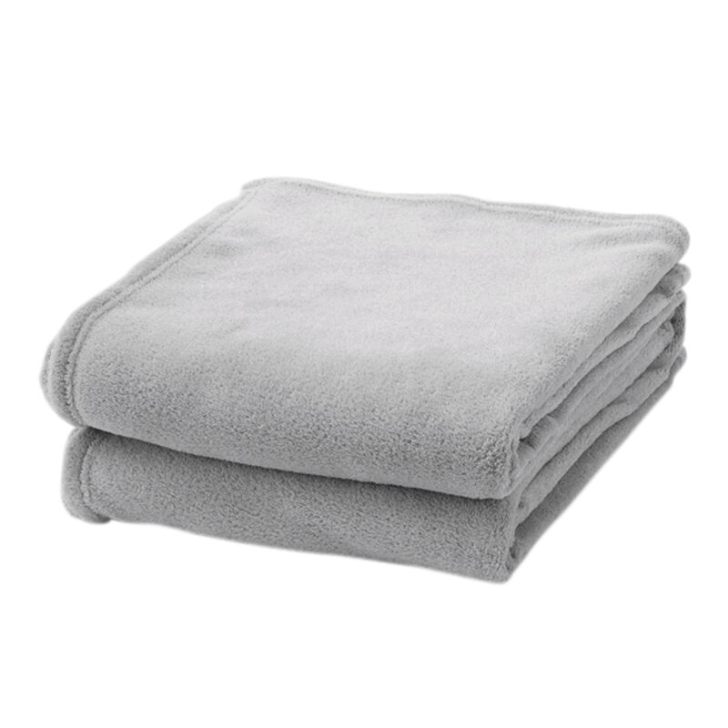 Plaid MICRO coloris Gris clair