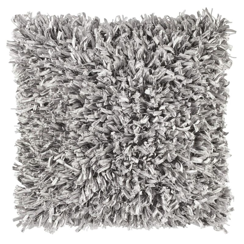 Coussin SHANNON coloris Gris clair 45 x 45 cm