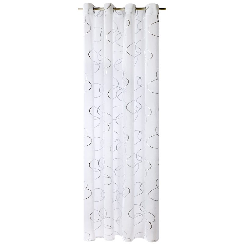 Voilage VERTUOSE coloris blanc 140 x 260 cm