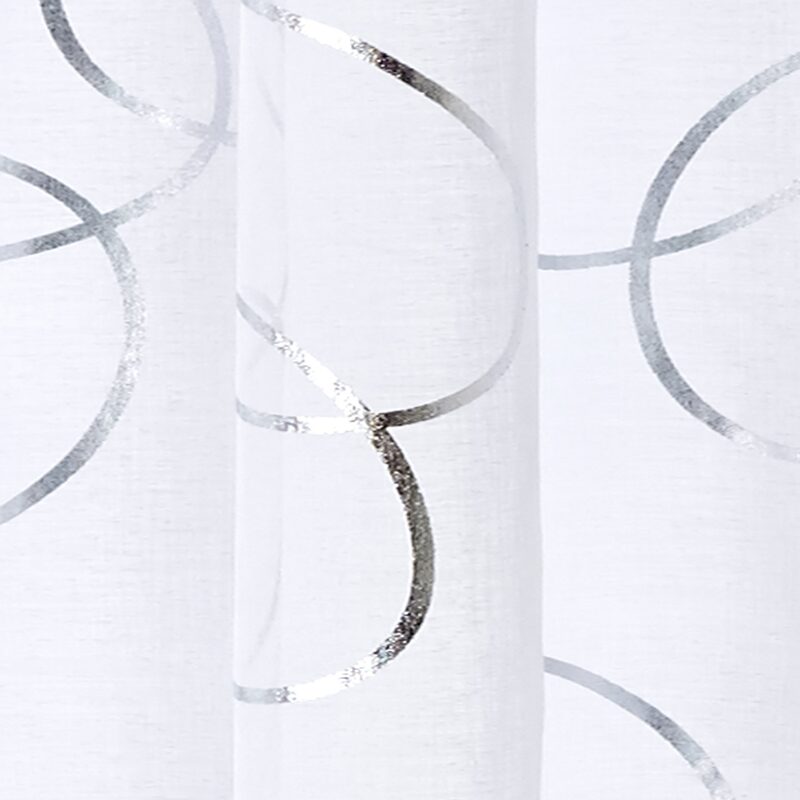 Voilage VERTUOSE coloris blanc 140 x 260 cm
