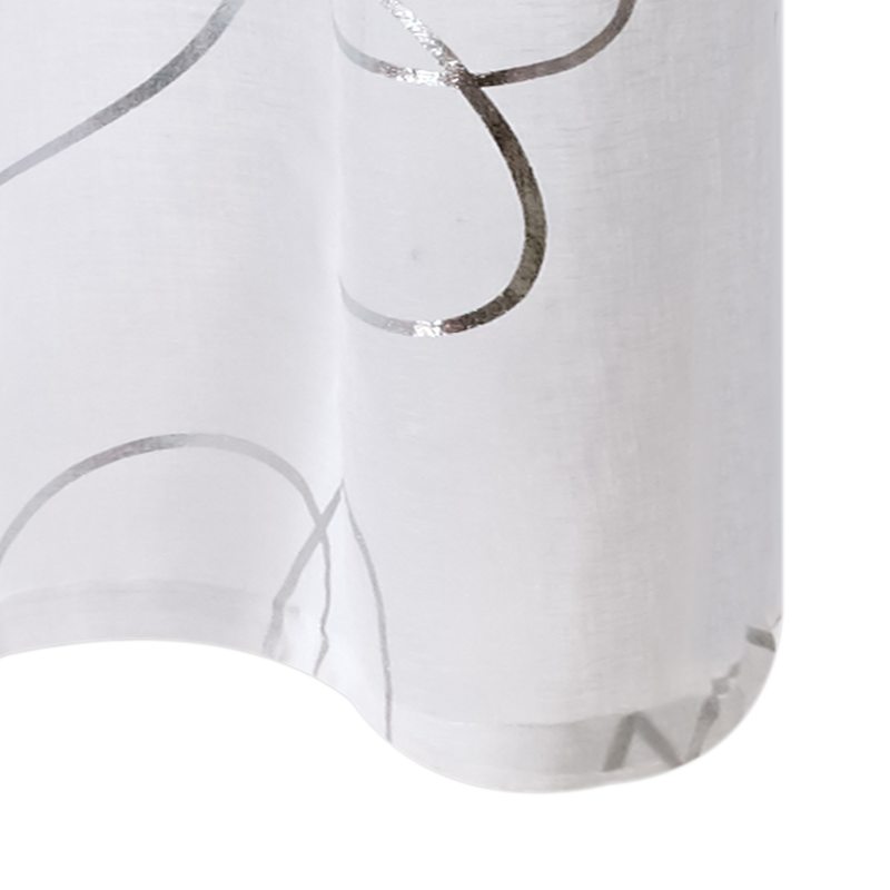 Voilage VERTUOSE coloris blanc 140 x 260 cm