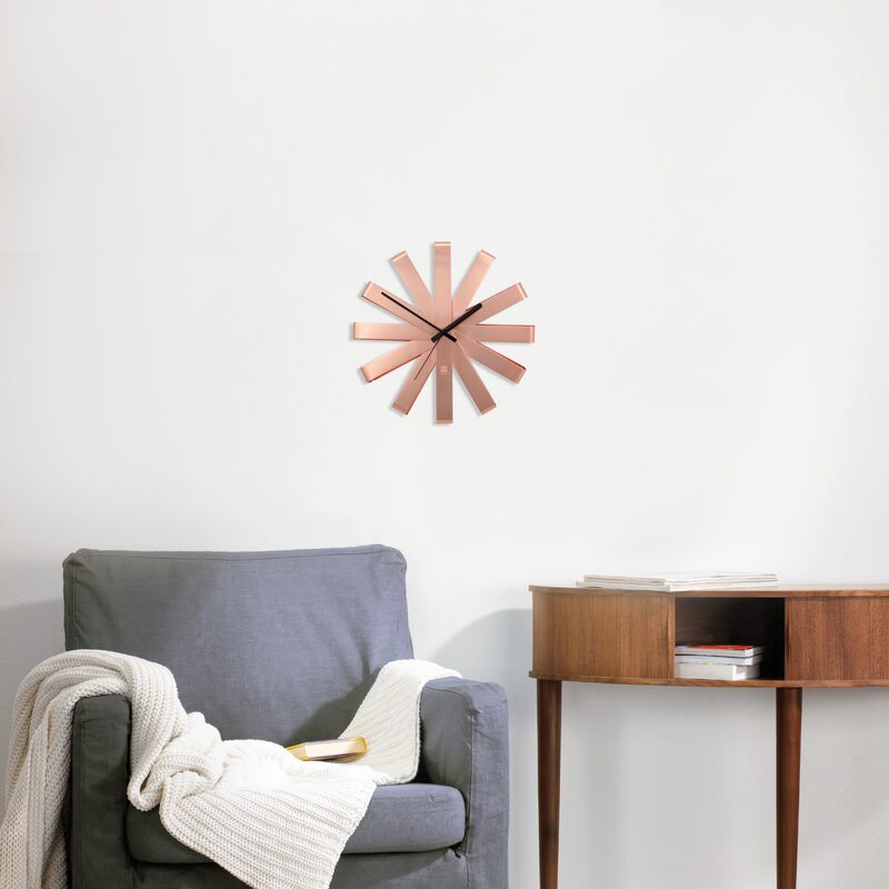 Horloge FRAMEWORK coloris cuivre