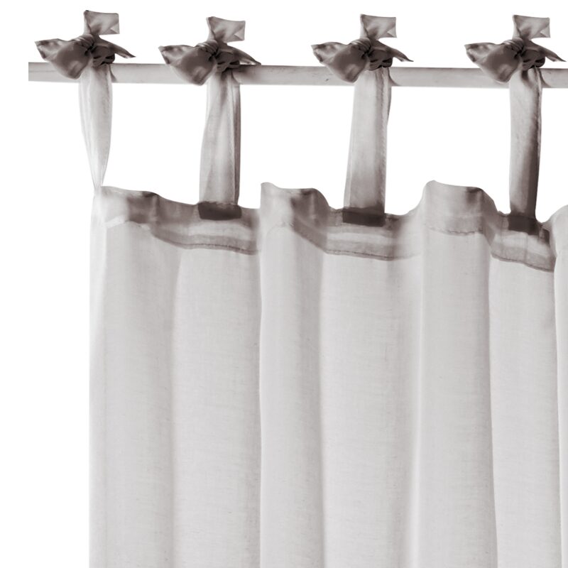 Voilage ALESSIA coloris taupe 140 x 245 cm