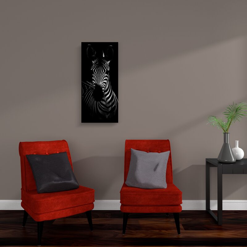 Toile imprimée ZÈBRE 50 x 110 cm