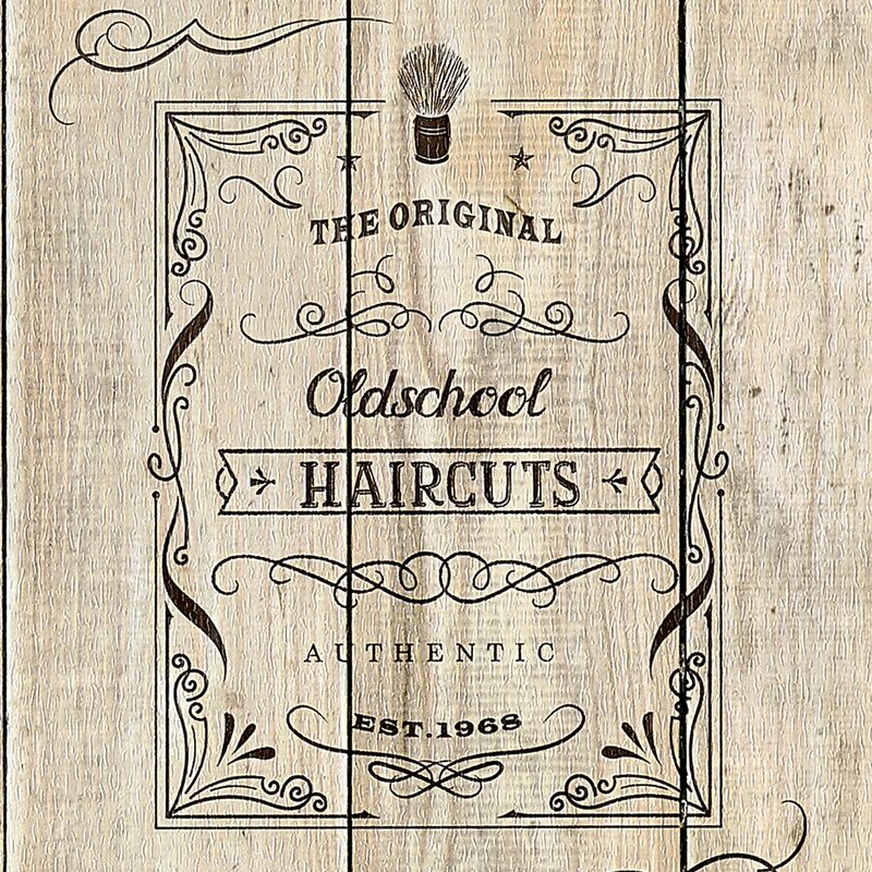 Papier peint intissé BARBER CHALK coloris pin
