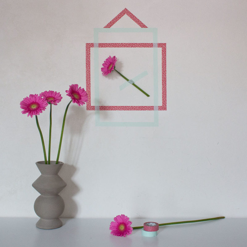 Masking tape NEJIRIUME HARU coloris rose