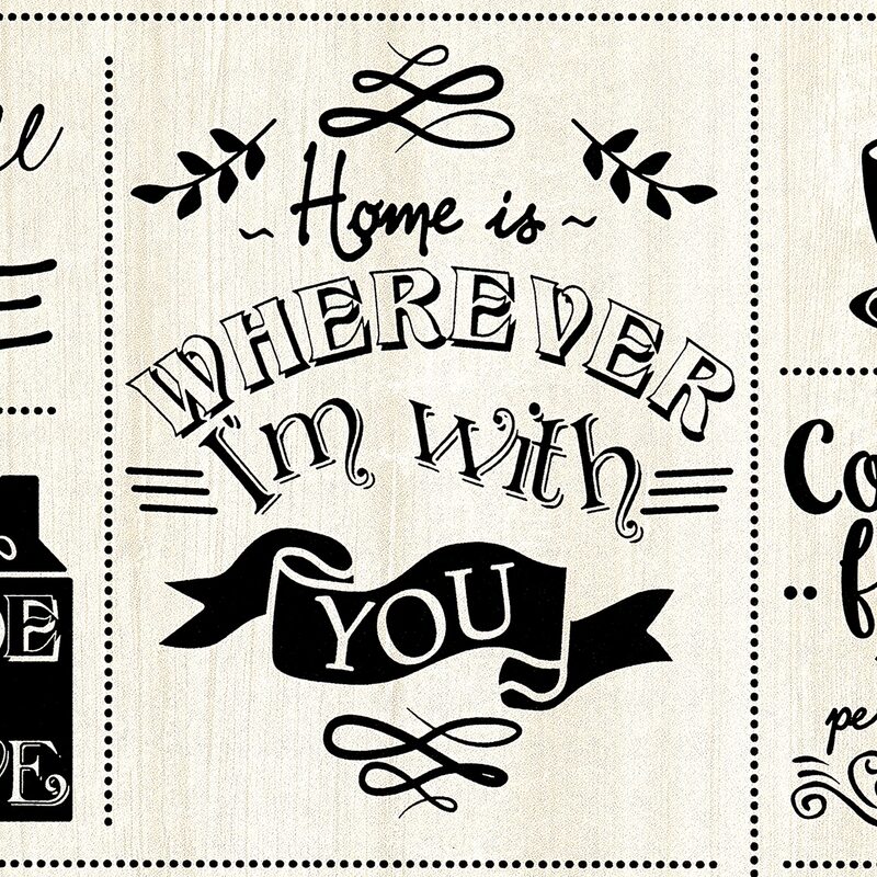 Papier peint intissé FRIEND'S COFFEE coloris sable beige