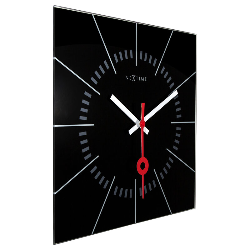 Horloge STAZIONE coloris noir