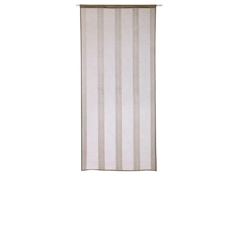 Vitrage PINGALA coloris taupe 90 x 200 cm
