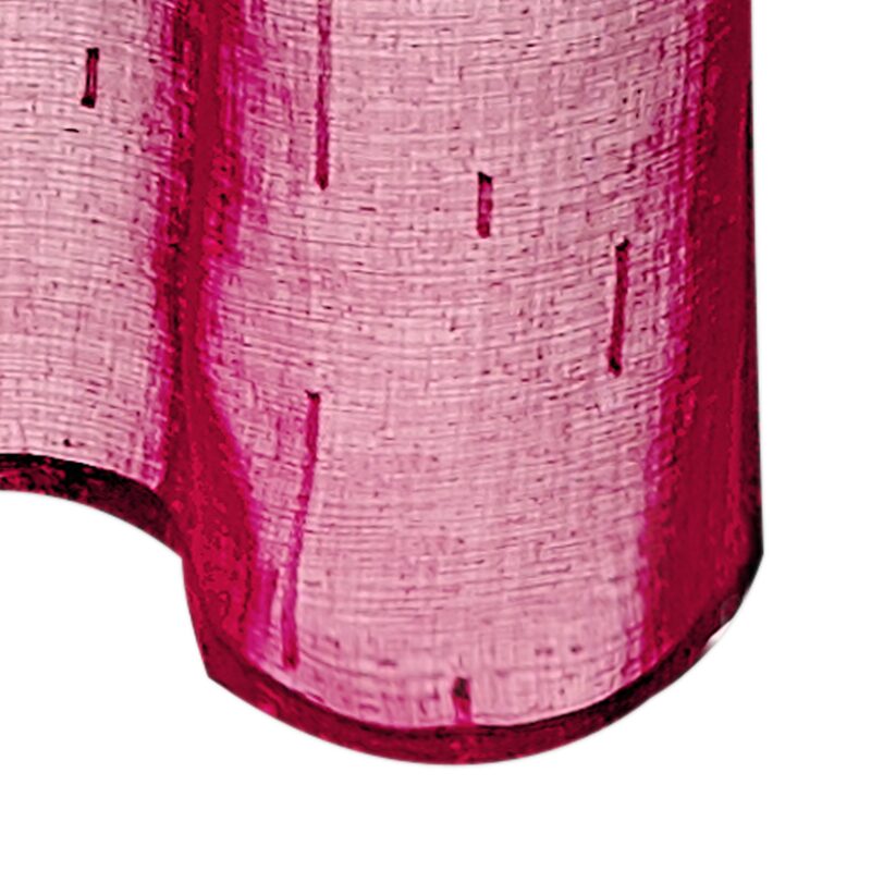 Voilage FILAMENT coloris framboise 140 x 240 cm