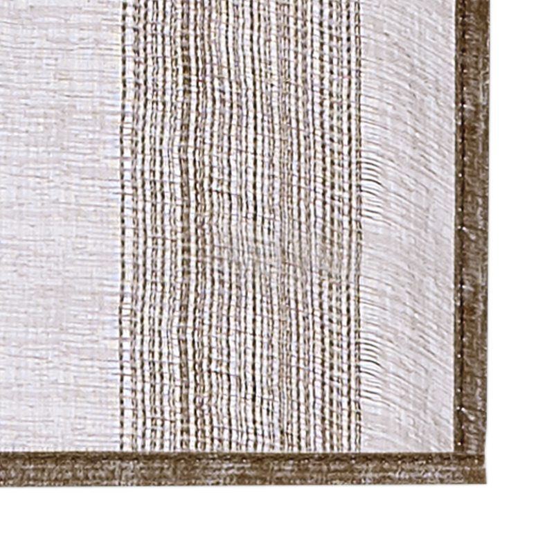 Vitrage PINGALA coloris taupe 60 x 160 cm