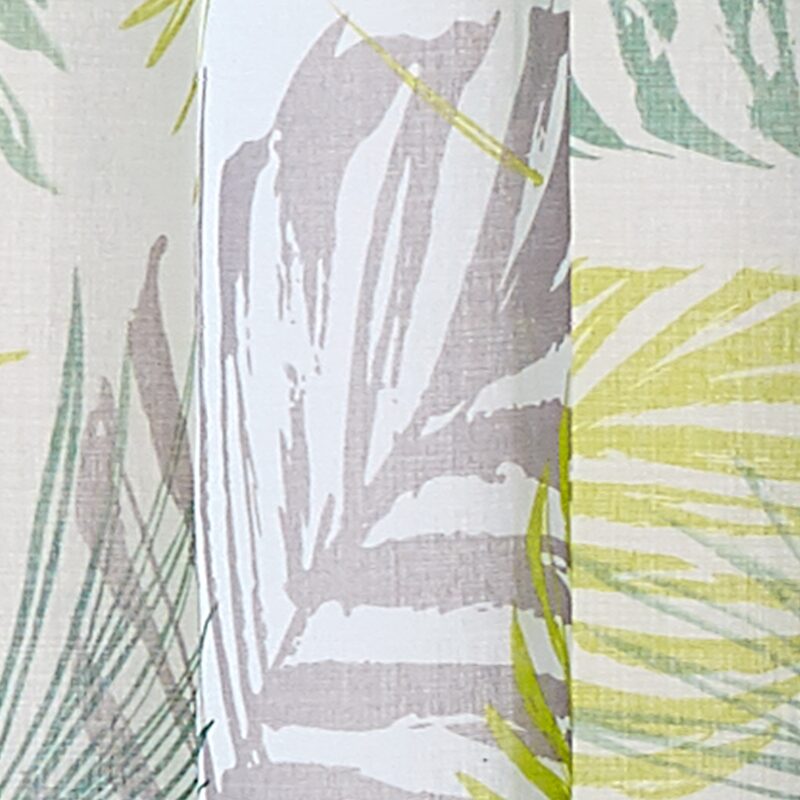 Voilage TROPIKA coloris vert tropical 140 x 240 cm