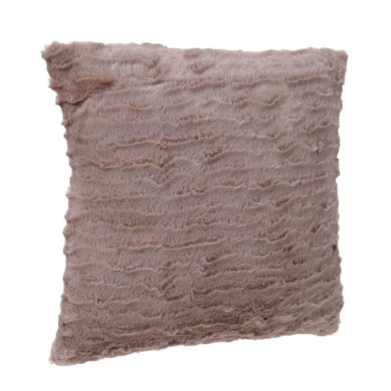 Coussin SVENIA coloris taupe 45 x 45 cm