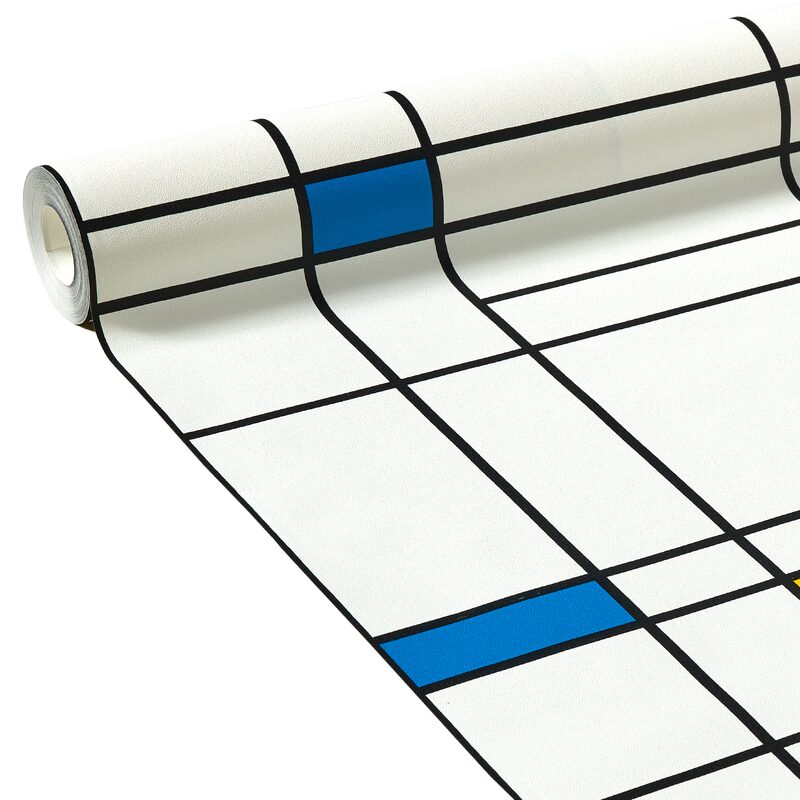 Papier peint intissé POLYCUBE coloris blanc