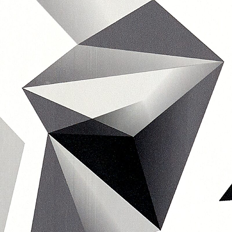 Papier peint intissé ORIGAMI STRIPES coloris blanc
