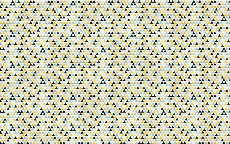 Papier peint intissé TRIANGLE & WOOD coloris multicolore