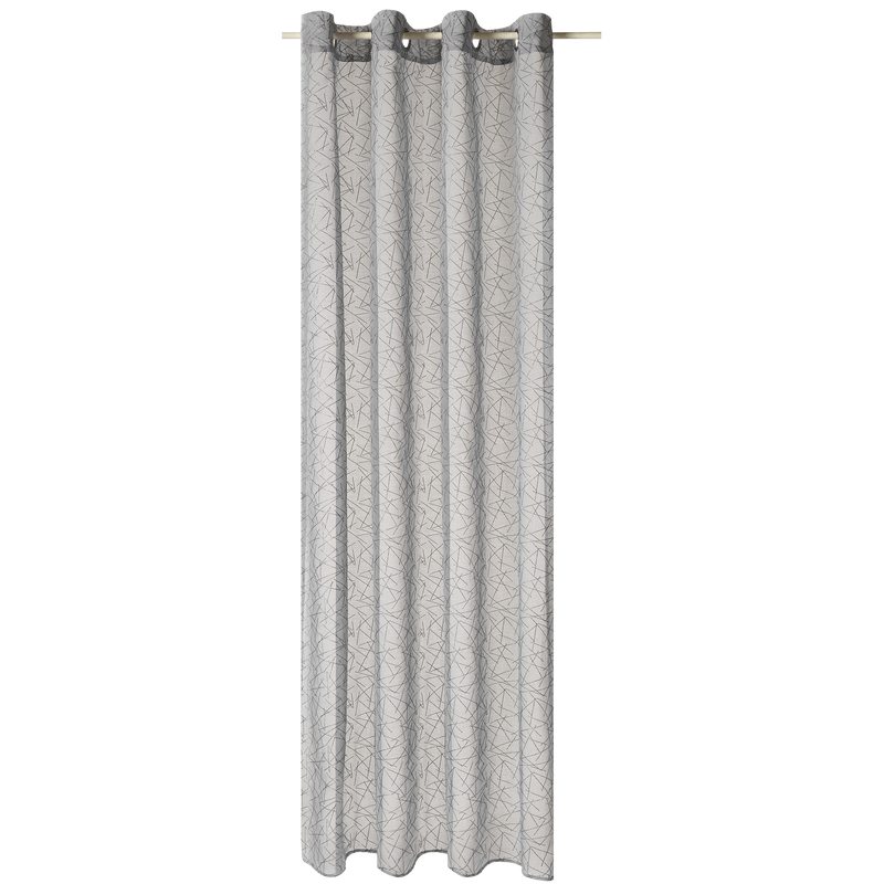 Voilage HALO coloris gris 140 x 240 cm