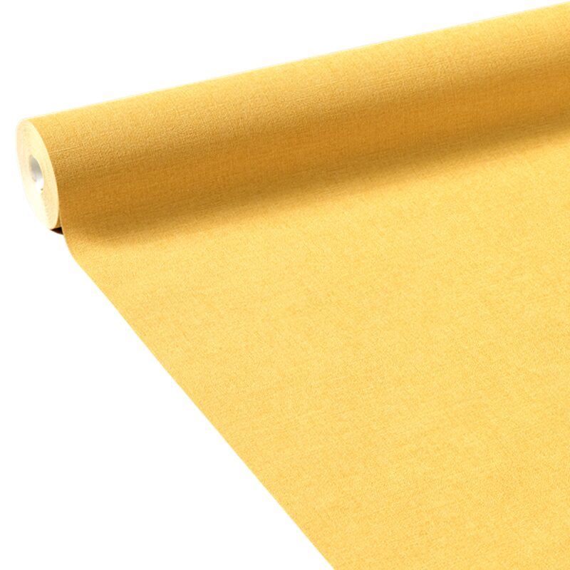 Papier peint intissé FLORENTINE coloris jaune mimosa