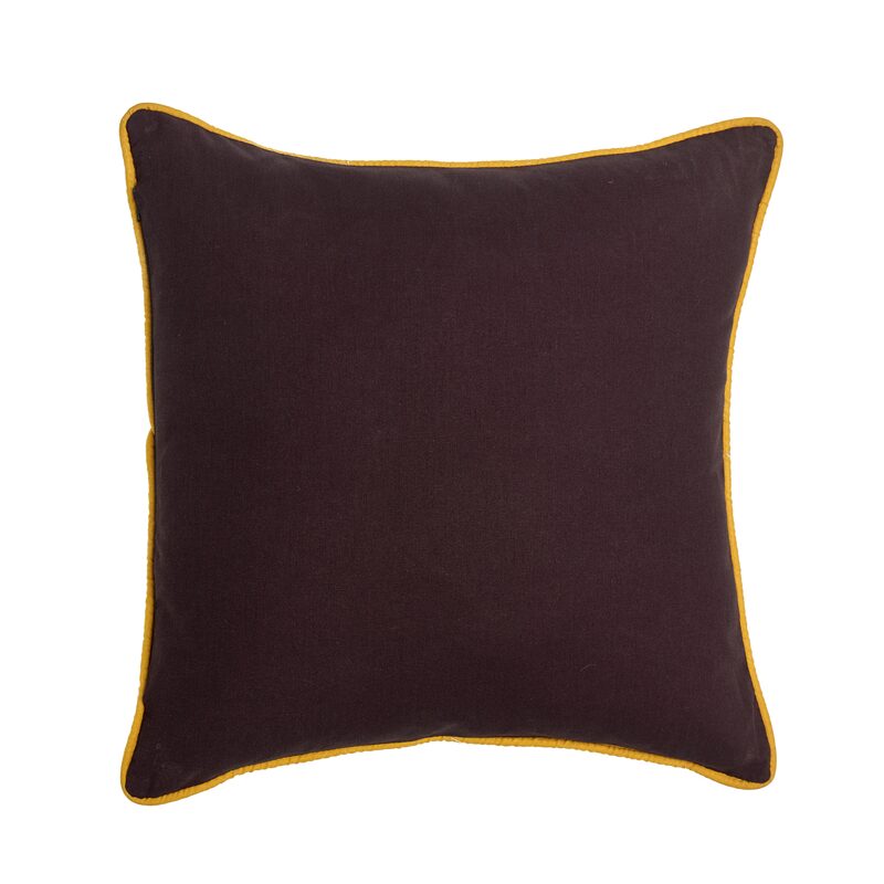 Coussin CARACTÈRE BY SOPHIE FERJANI coloris noir 45 x 45 cm