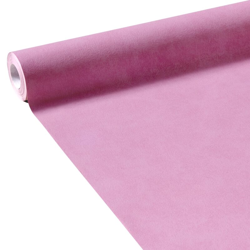 Papier peint intissé ESSENTIELLE coloris rose pétale