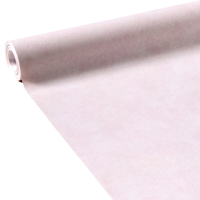Papier peint intissé ESSENTIELLE coloris rose pâle