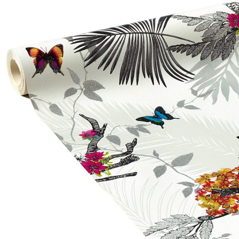 Papier peint MYSTICAL FOREST coloris blanc