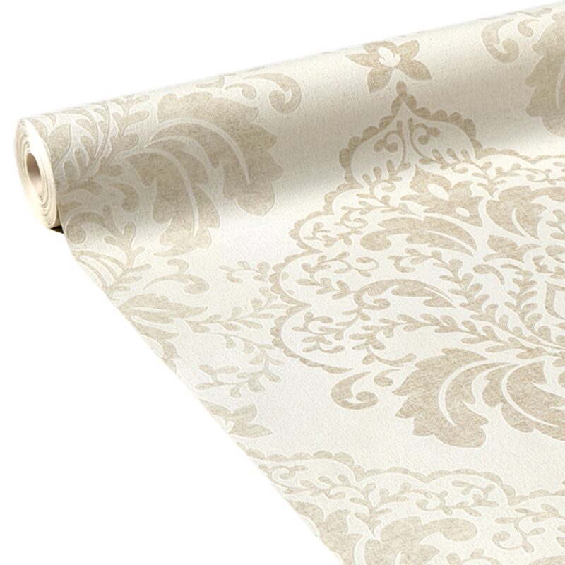 Papier peint vinyle ADANA coloris sable beige