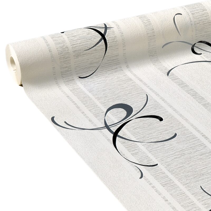 Papier peint intissé VOLUTEA coloris blanc