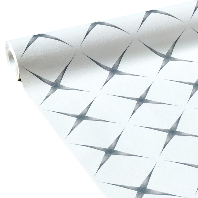 Papier peint intissé NORMAN coloris blanc