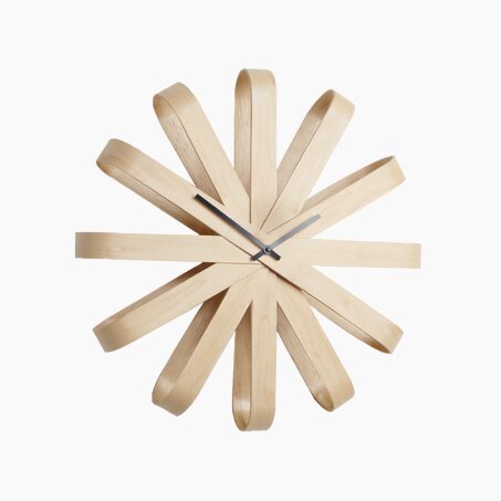 Umbra Horloge en bois FRAMEWORK coloris hêtre