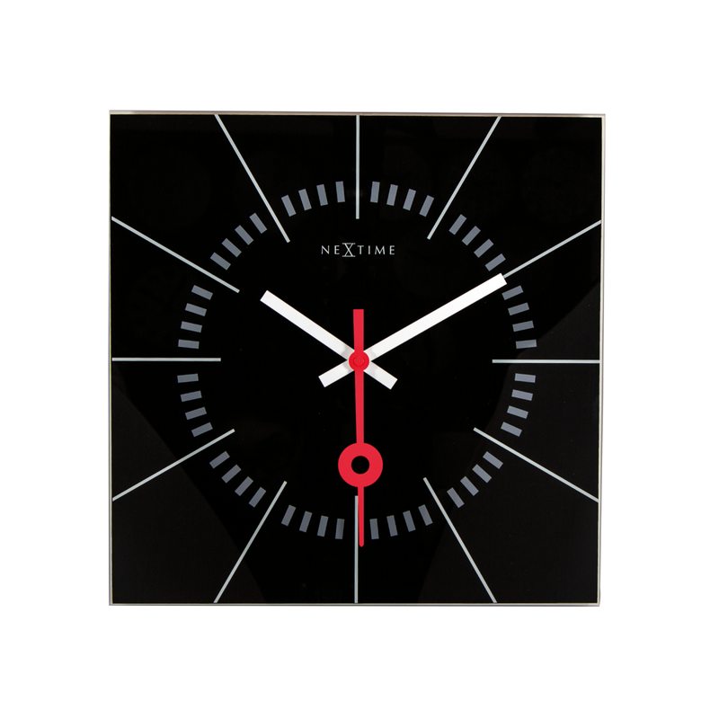 Horloge STAZIONE coloris noir