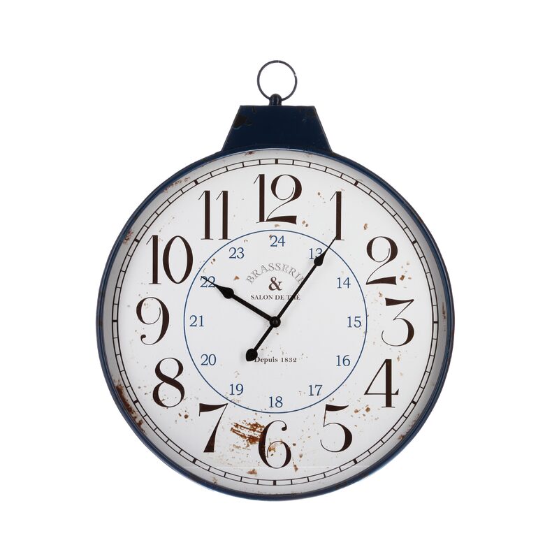 Horloge à gousset BART coloris bleu métal