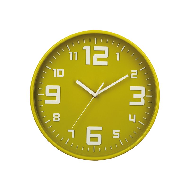 Horloge TEO coloris vert bambou