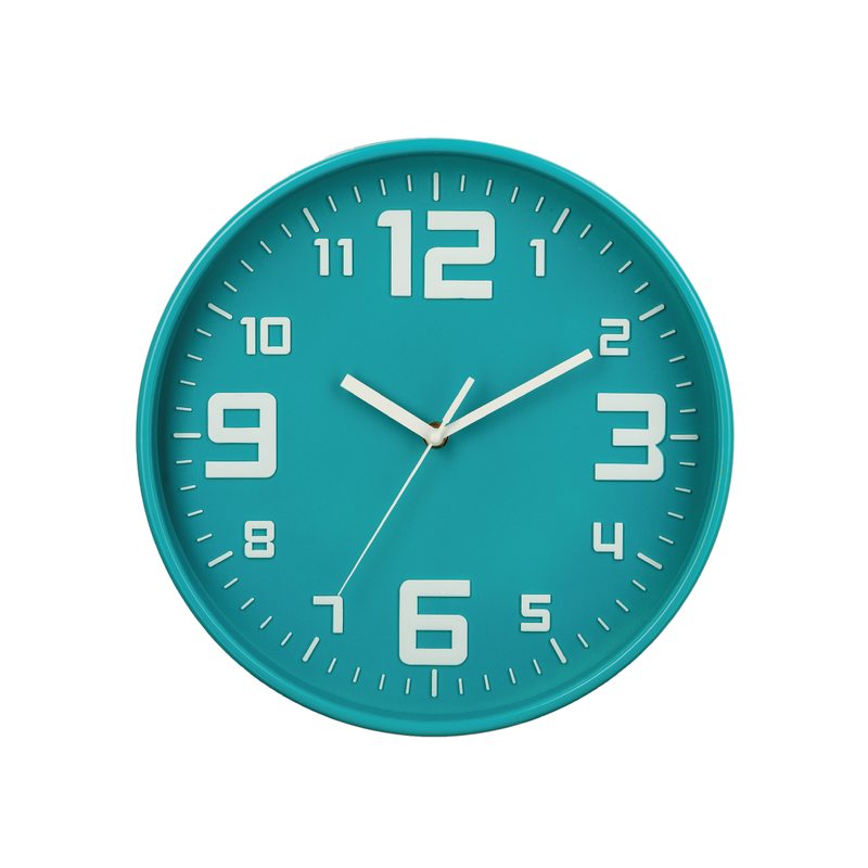 Horloge TEO coloris bleu turquoise