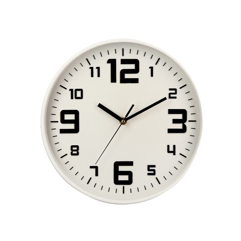 Horloge TEO coloris blanc cassé