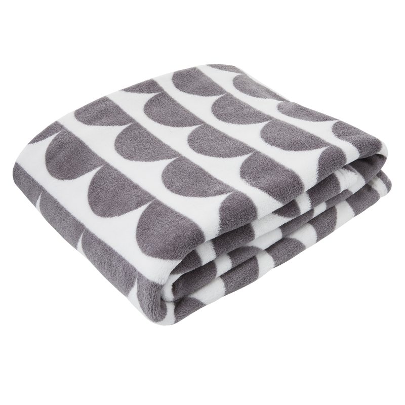 Plaid OSLO coloris gris anthracite