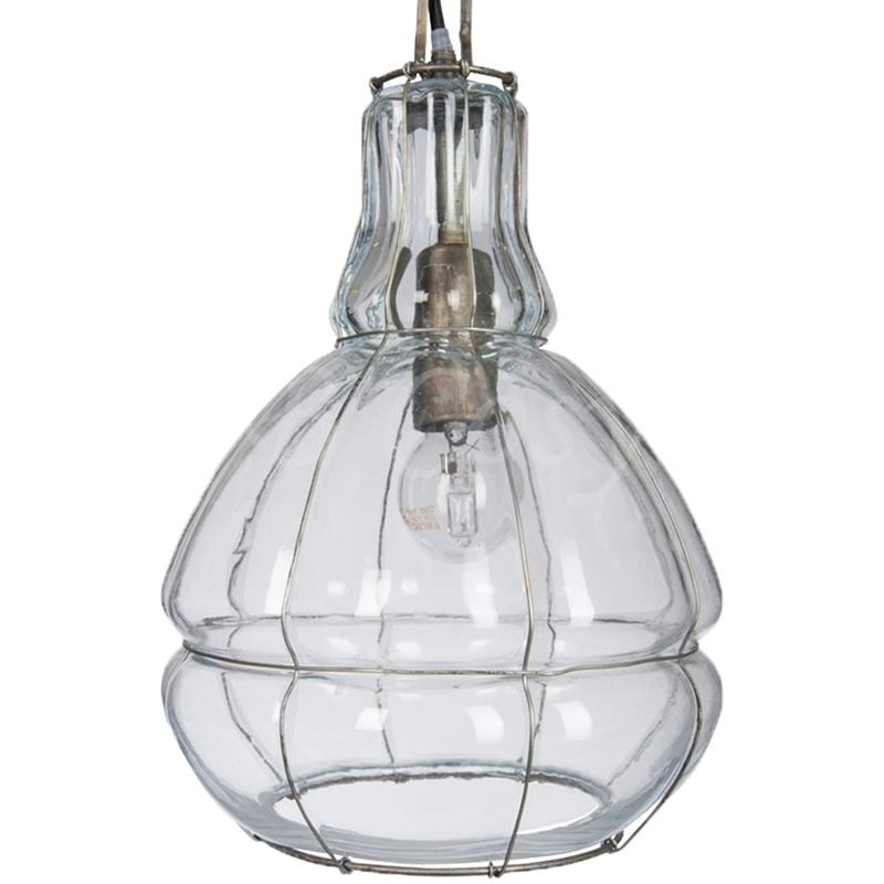 Suspension OVERTIME coloris transparent 131 x 20 cm