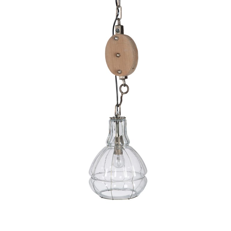 Suspension OVERTIME coloris transparent 131 x 20 cm