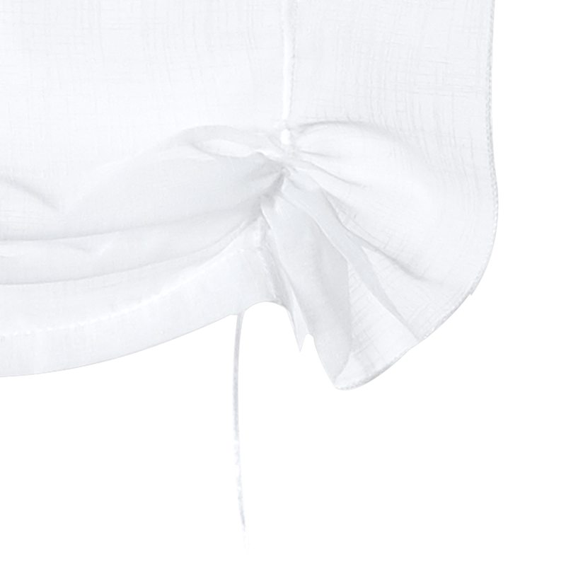 Vitrage FLORINE coloris blanc 58 x 160 cm