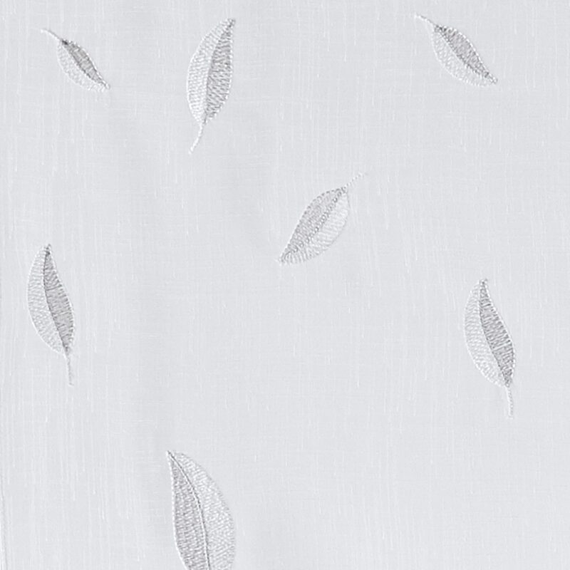 Vitrage FLORINE coloris blanc 58 x 160 cm